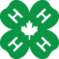 Canada 4-H Ontario logo